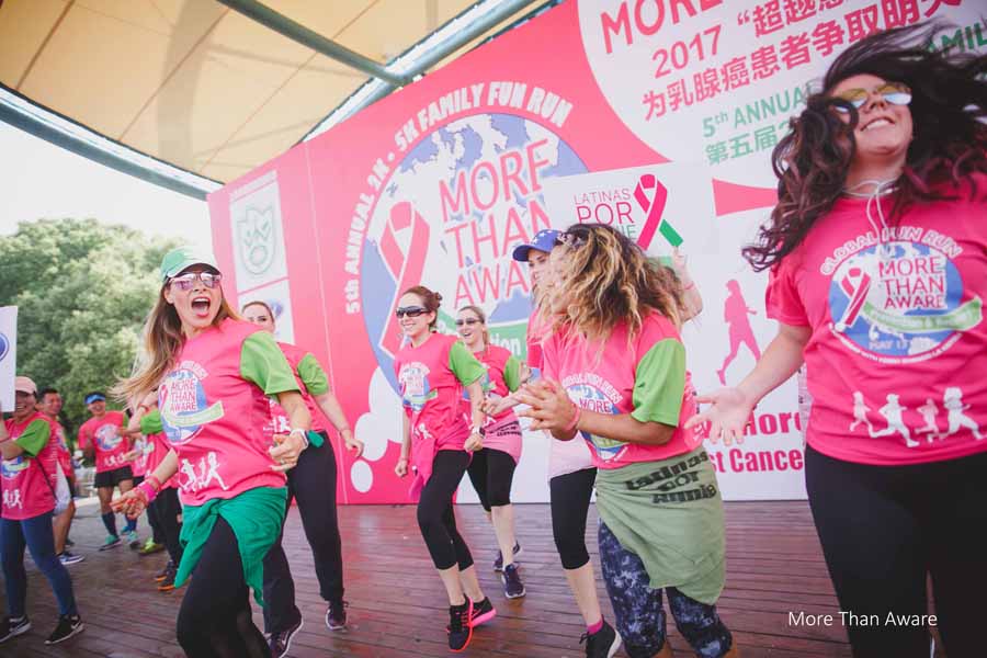 Zumba dancers for More than Aware