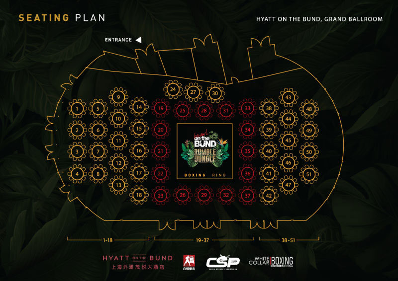 Brawl on the Bund seating plan